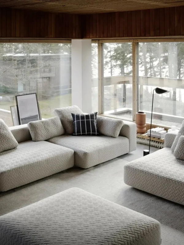 Tapio Anttila Collection Sofas Und Liegen-Interface Toast Sofa, 405 cm, rechts, Arc 80, Weiß