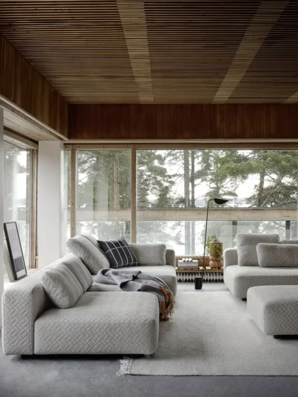 Nichba Sofas Und Liegen-Interface Toast Sofa, 270 cm, rechts, Arc 80, Weiß