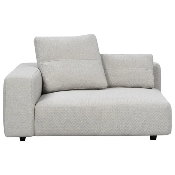 Interface Sofas Und Liegen-Toast Sofamodul mit Armlehne, 135 x 135 cm, Arc 05, Beige