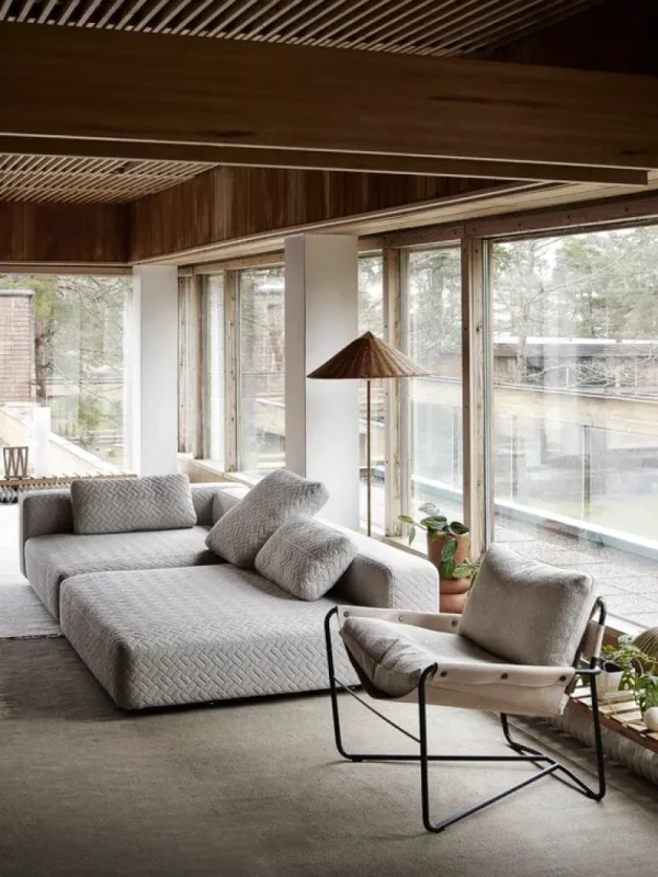 Interface Sofas Und Liegen-Toast Sofamodul mit Armlehne, 135 x 135 cm, Arc 80 Weiß