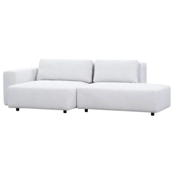 HAY Sofas Und Liegen-Interface Toastie Sofa, modular, 253 cm, DV-P, Leaf 101 Ivory