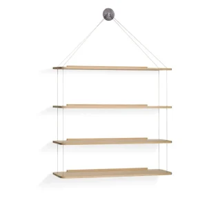 Karakter Regale-Libreria Pensile Regal, Eiche lackiert