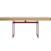 Karakter Schreibtische Und Raumtrenner | Tische^Office Schreibtisch, Eiche – rotes Gestell