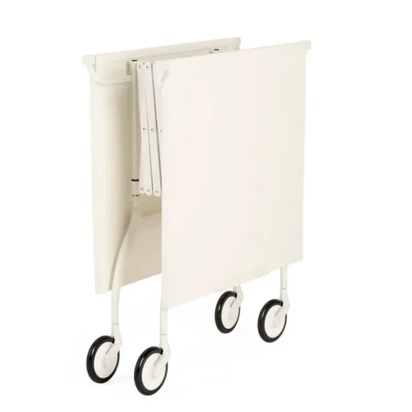 Kartell Tische-Battista Servierwagen/Beistelltisch, klappbar, Weiß