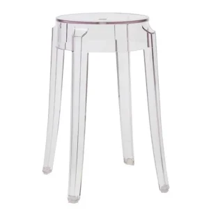 Kartell Terrassenmöbel | Sitzgelegenheiten^Charles Ghost Hocker, 46 cm
