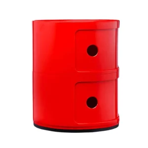 Normann Copenhagen Aufbewahrungsmöbel | Tische-Kartell Componibili Aufbewahrungseinheit, 2 Module, rot