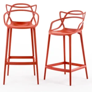 Vitra Sitzgelegenheiten-Kartell Masters Hocker, rostrot