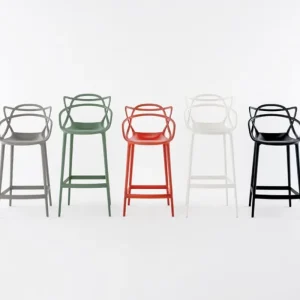 Kartell Sitzgelegenheiten-Masters Hocker, schwarz