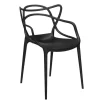 Muuto Sitzgelegenheiten-Kartell Masters Stuhl, schwarz