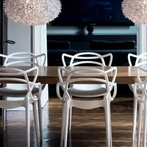 Vitra Sitzgelegenheiten-Kartell Masters Stuhl, weiß