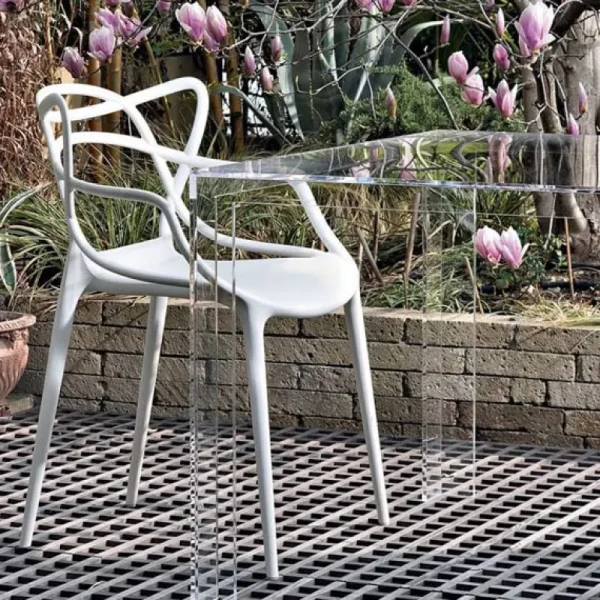 Vitra Sitzgelegenheiten-Kartell Masters Stuhl, weiß