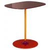 HAY Tische-Kartell Thierry Beistelltisch, 33 x 50 cm, Burgunderrot