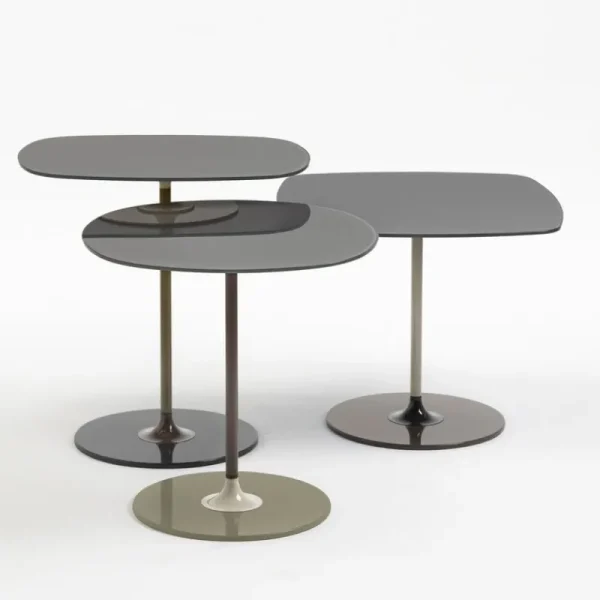 Northern Tische-Kartell Thierry Beistelltisch, 33 x 50 cm, Grau