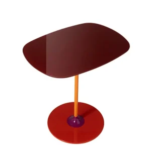 HAY Tische-Kartell Thierry Beistelltisch, 33 x 50 cm, Burgunderrot