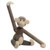 Kinder Kay Bojesen Denmark Kinderzimmereinrichtung | Dekorationsgegenstände^Wooden Monkey, klein, Eiche geräuchert