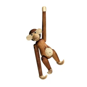 Kinder Kay Bojesen Denmark Kinderzimmereinrichtung | Dekorationsgegenstände^Wooden Monkey, mini, Teakholz