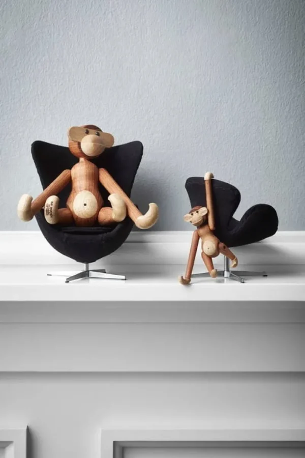 Kinder Kay Bojesen Denmark Kinderzimmereinrichtung | Dekorationsgegenstände^Wooden Monkey, mini, Teakholz