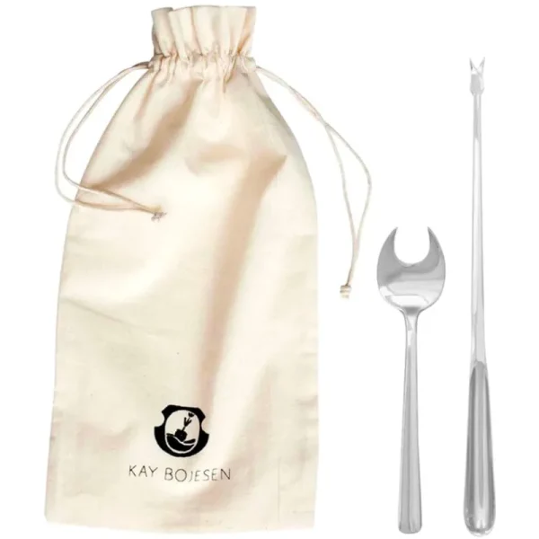 Kay Bojesen Servierutensilien | Besteck^Grand Prix Meeresfrüchte-Set, 8-teilig, polierter Edelstahl