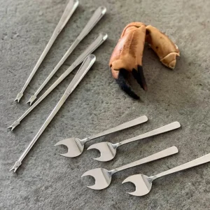 Kay Bojesen Servierutensilien | Besteck^Grand Prix Meeresfrüchte-Set, 8-teilig, polierter Edelstahl