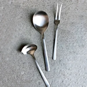 Kay Bojesen Servierutensilien^Grand Prix Servierset, 3-teilig, polierter Edelstahl