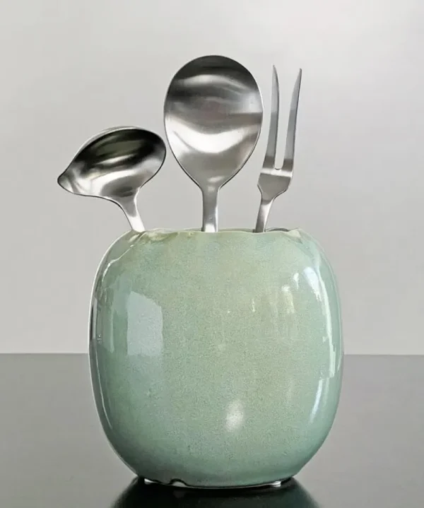 Kay Bojesen Servierutensilien^Grand Prix Servierset, 3-teilig, polierter Edelstahl