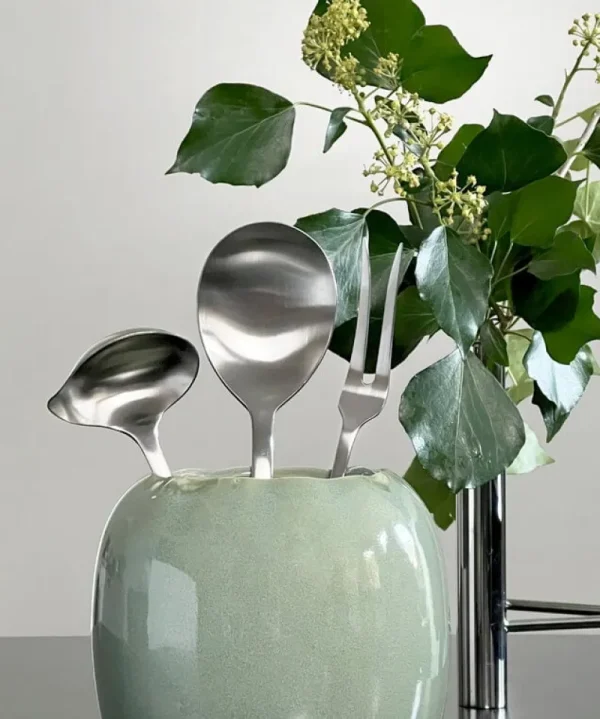 Kay Bojesen Servierutensilien^Grand Prix Servierset, 3-teilig, polierter Edelstahl