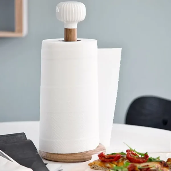 Ku00e4hler Küchenutensilien^Kähler Küchenrollenhalter Hammershøi, weiß