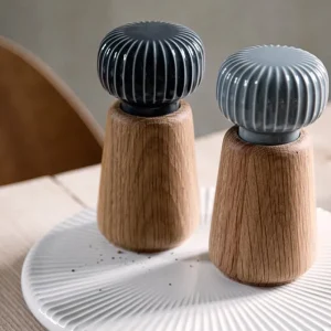 Ku00e4hler Küchenutensilien^Kähler Mühle Hammershøi, 14 cm, anthrazit