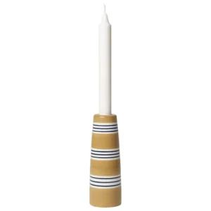 Iittala Kerzen Und Kerzenhalter-Kähler Omaggio Nuovo Kerzenhalter, 16 cm, Ockergelb