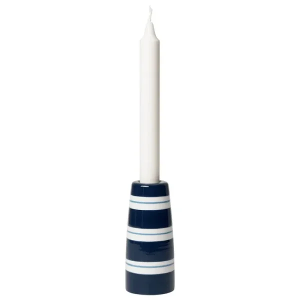 GUBI Kerzen Und Kerzenhalter-Kähler Omaggio Nuovo Kerzenhalter, 12 cm, Dunkelblau