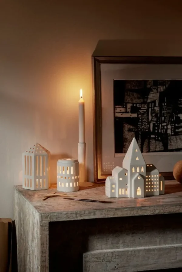 Ku00e4hler Weihnachtsdekoration | Kerzen Und Kerzenhalter^Kähler Urbania Lighthouse Laterne, City