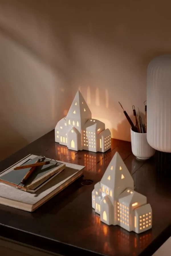 Ku00e4hler Weihnachtsdekoration | Kerzen Und Kerzenhalter^Kähler Urbania Lighthouse Laterne, City