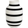 Audo Copenhagen Vasen-Kähler Vase Omaggio, groß, schwarz