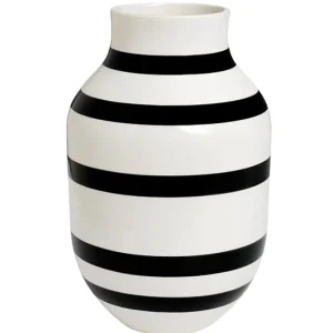 Audo Copenhagen Vasen-Kähler Vase Omaggio, groß, schwarz