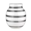 Iittala Vasen-Kähler Vase Omaggio, mittelgroß, silber