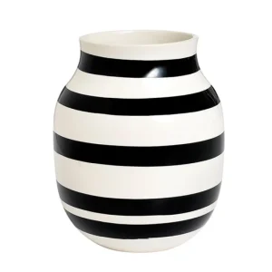 Marimekko Vasen-Kähler Vase Omaggio, mittelgroß, schwarz