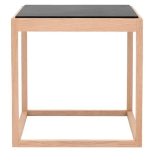Klassik Studio Tische-Cube Tisch, Eiche geseift – grauer Marmor