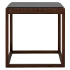 Hem Tische-Klassik Studio Cube Tisch, Eiche geräuchert – grauer Marmor