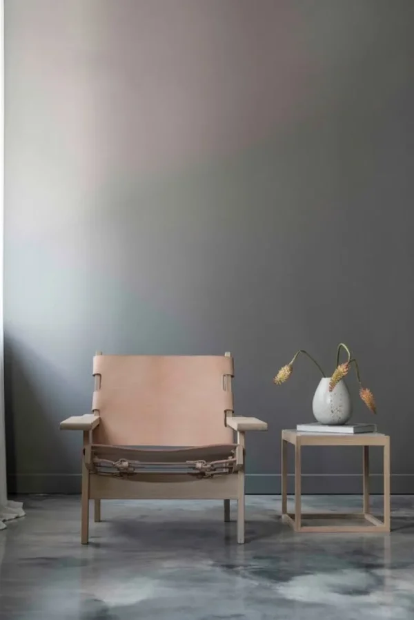 Form & Refine Sitzgelegenheiten-Klassik Studio Hunting Chair, Eiche – Naturleder