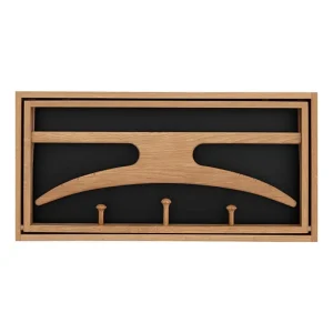 Klassik Studio Garderoben Und Kleiderbügel^The Hanger Garderobe, Eiche geölt - mattschwarz