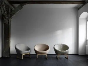 Sibast Sitzgelegenheiten-Klassik Studio Tub Loungesessel, Hallingdal 116 – Eiche geseift