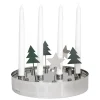 Klong Weihnachtsdekoration | Vasen^Jubel Adventskerzenhalter/Vase, Edelstahl
