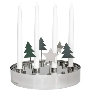 Klong Weihnachtsdekoration | Vasen^Jubel Adventskerzenhalter/Vase, Edelstahl