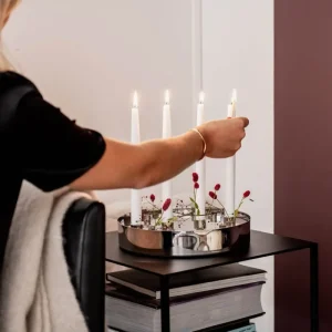 Klong Weihnachtsdekoration | Vasen^Jubel Adventskerzenhalter/Vase, Edelstahl