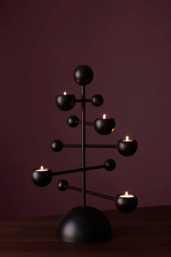 Klong Weihnachtsdekoration | Kerzen Und Kerzenhalter^Teluria Kerzenhalter, schwarz