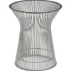 TIPTOE Tische-Knoll Platner Beistelltisch, Nickel - Klarglas