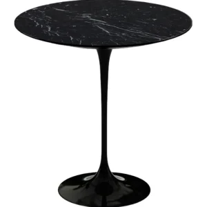 Audo Copenhagen Tische-Knoll Tulip Beistelltisch, 51 cm, schwarzer Marmor