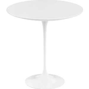 &Tradition Tische-Knoll Tulip Beistelltisch, 51 cm, weißes Laminat