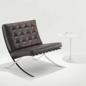 Vitra Tische-Knoll Tulip Beistelltisch, 51 cm, weißer Marmor