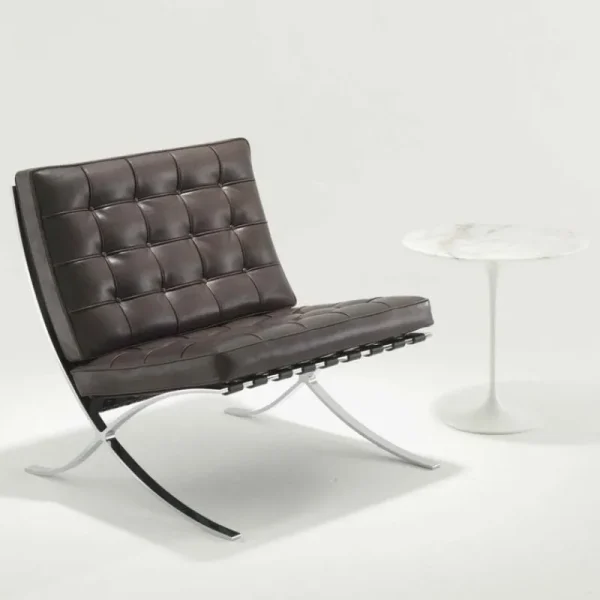 Vitra Tische-Knoll Tulip Beistelltisch, 51 cm, weißer Marmor